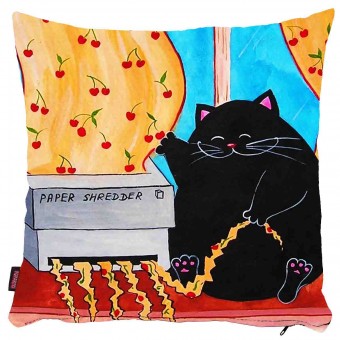 Kedili Yastık Kılıfı-28